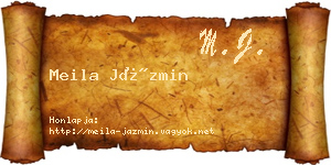 Meila Jázmin névjegykártya